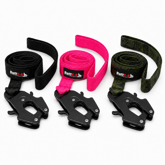 Heavy Duty Tactical Big Dog Leash with Aircraft Grade Aluminum Clamp