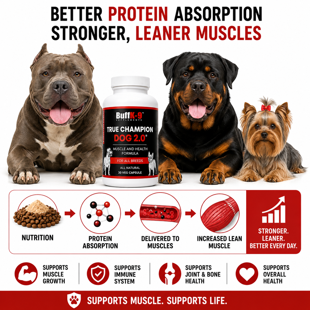 True Champion Dog 2.0 (30 serving caps) - BuffK-9
