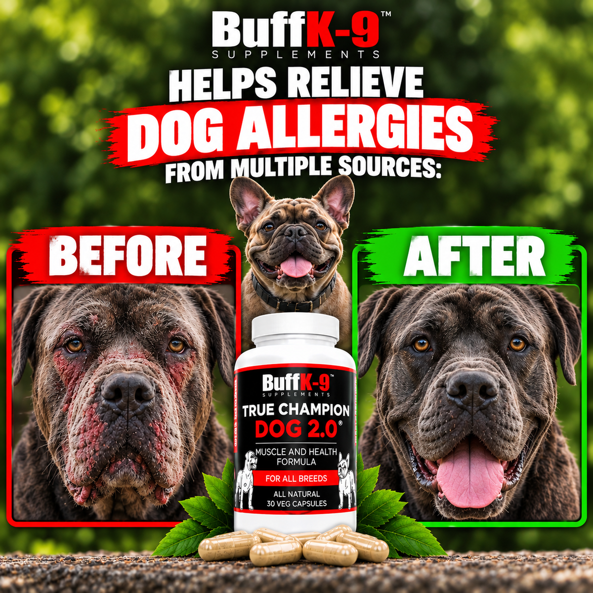 True Champion Dog 2.0 (30 serving caps) - BuffK-9